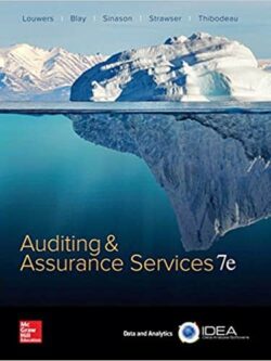 Auditing & Assurance Services (7th Edition) – eBook PDF