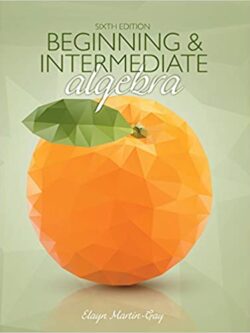 Beginning & Intermediate Algebra (6th Edition) – eBook PDF