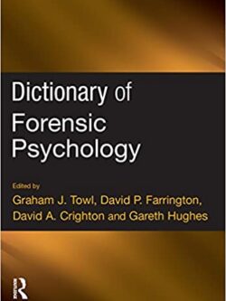 Dictionary of Forensic Psychology – eBook PDF