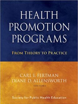 Health Promotion Programs: From Theory to Practice – eBook PDF