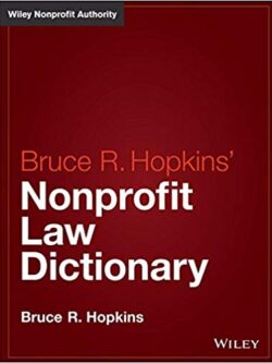 Hopkins’ Nonprofit Law Dictionary – eBook PDF