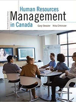 Human Resources Management in Canada (13th Canadian Edition) – eBook PDF