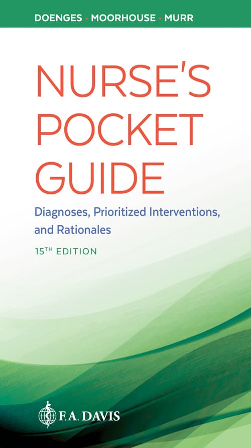 Nurse’s Pocket Guide: Diagnoses, Prioritized Interventions and Rationales (15th Edition) – eBook PDF