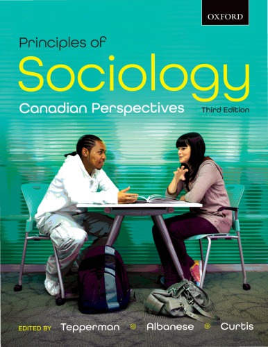 Principles of Sociology: Canadian Perspectives (3rd Edition) – eBook PDF