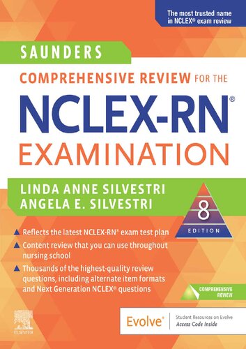 Saunders Comprehensive Review for the NCLEX-RN® Examination (8th Edition) – eBook PDF