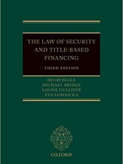 The Law of Security and Title-Based Financing (3rd Edition) – eBook PDF