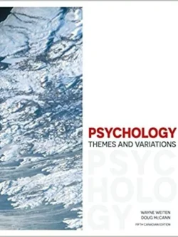 Psychology: Themes and Variations (5th Canadian Edition) – PDF