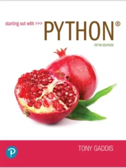 Starting Out with Python (5th Edition) – PDF